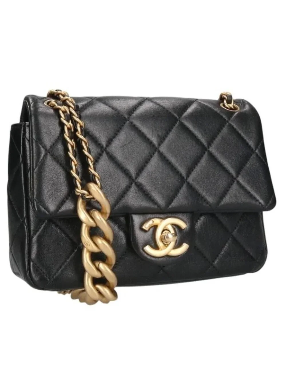 Chanel Quilted Flap Chain Shoulder Bag